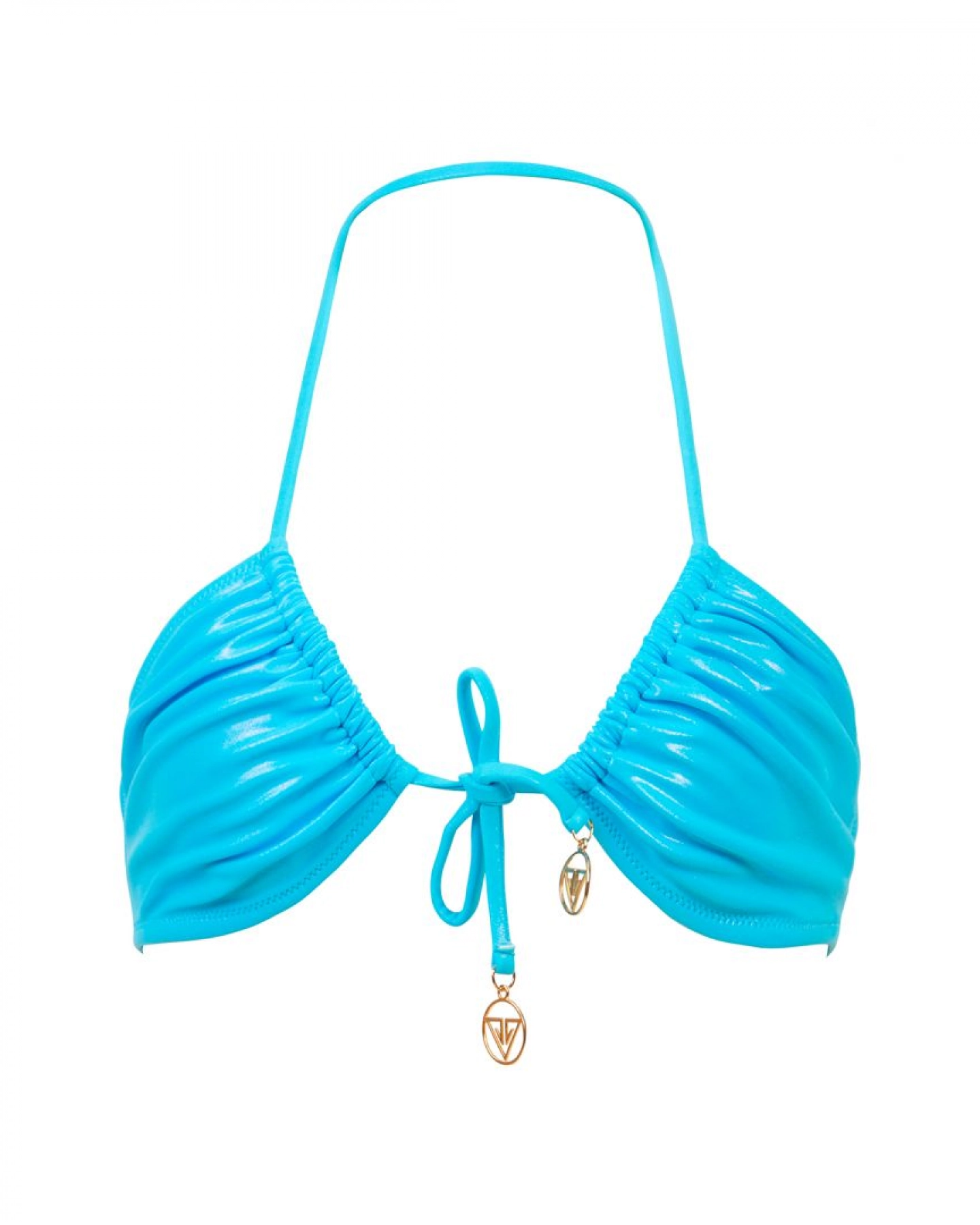 Blue Without Push Up Bikini Top S Vivien Vance