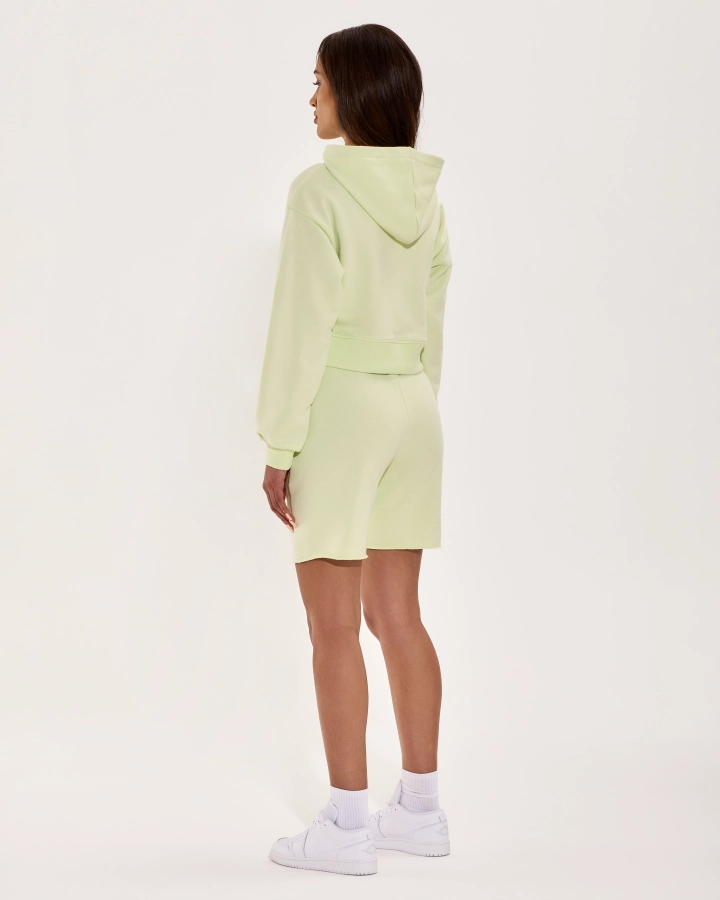 Lime Cream Hoodie Set