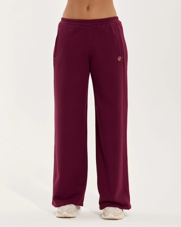 Accolade Women’s Flared Pants with Lurex Detail and Waist Tie