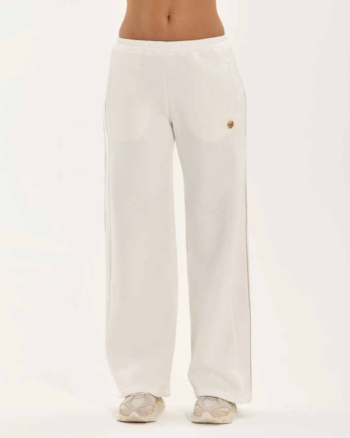 Pantalon évasé Accolade avec détail lurex et ceinture à la taille