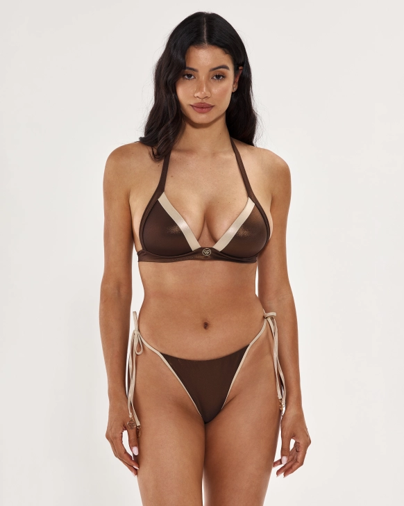 Brown Bikini Set