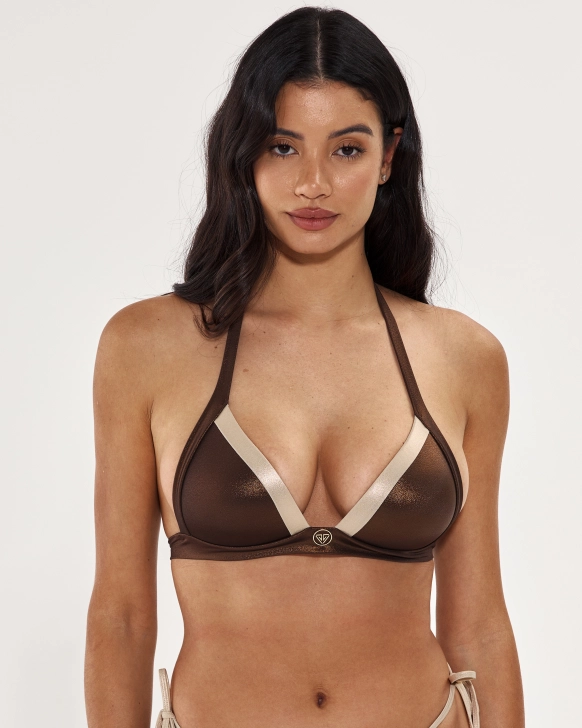Push-Up Bikini Aus Folienstoff