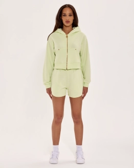 Lime cream hoodie szett