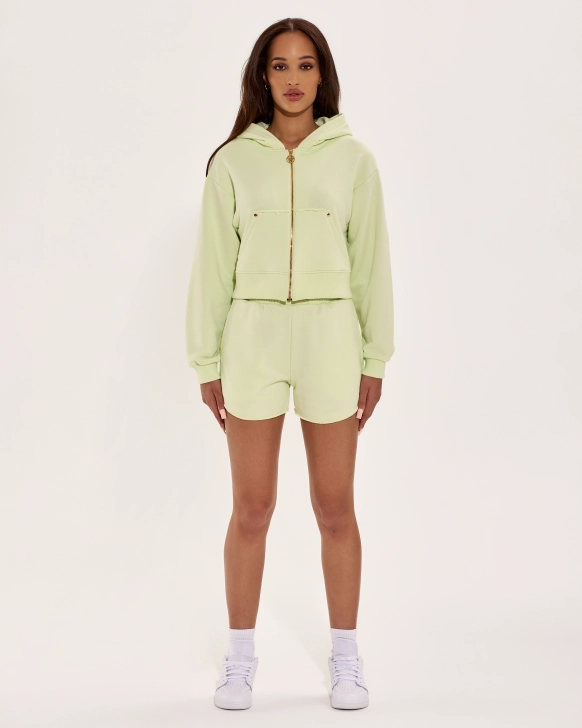 Lime Cream Hoodie Set