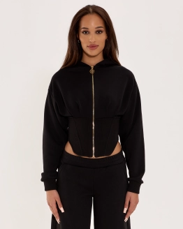Black Hoodie Set