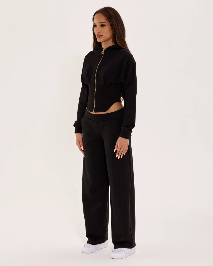 Black Hoodie Set