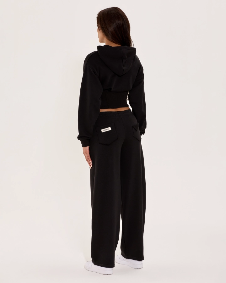 Black Hoodie Set