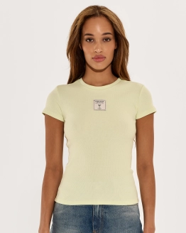 Lime Cream Denim Set