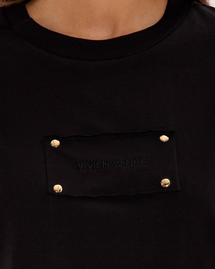 Oversized T-Shirt With Embroidered Label