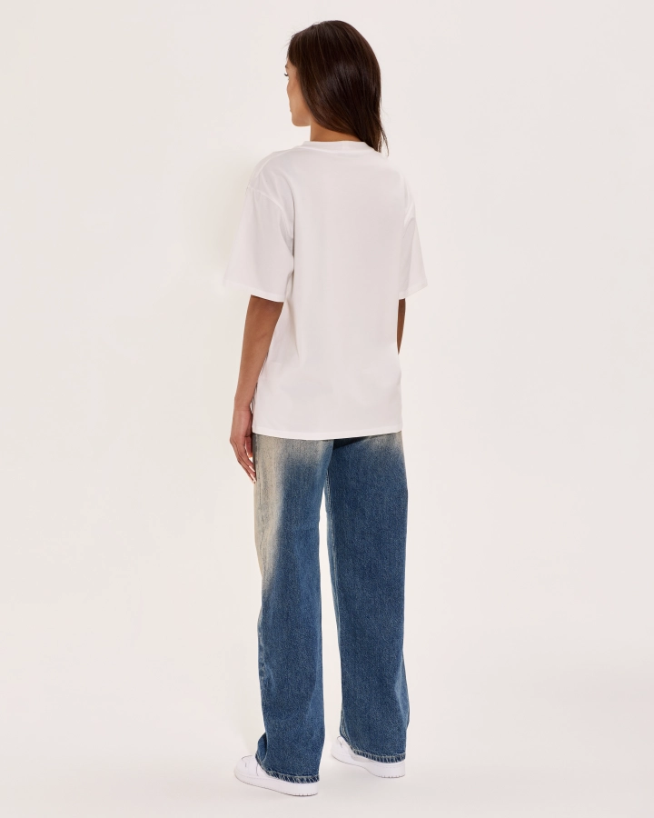 Oversize Póló Hímzett Címkével