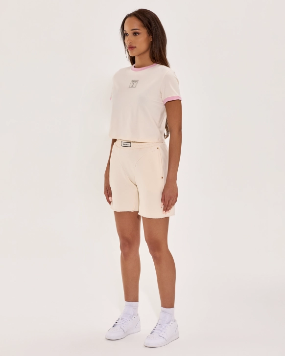 Tricou Scurt Cu Accente Contrastante