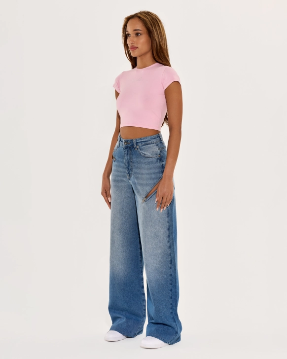 Cameo Pink Denim Set