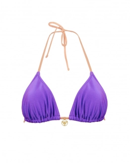 Removable pads triangle bikini top