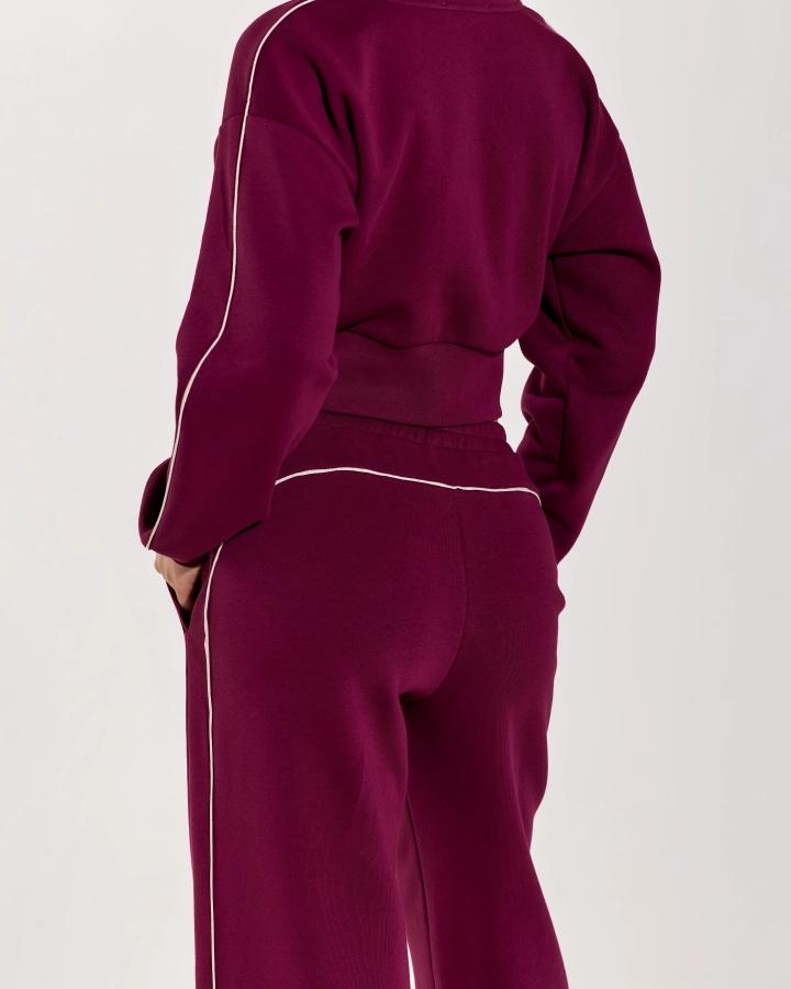 Accolade Cropped Jumper with Zip and Lurex Strap