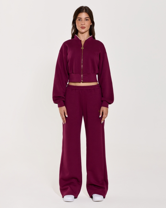 Bolero Zipper Hoodie Set