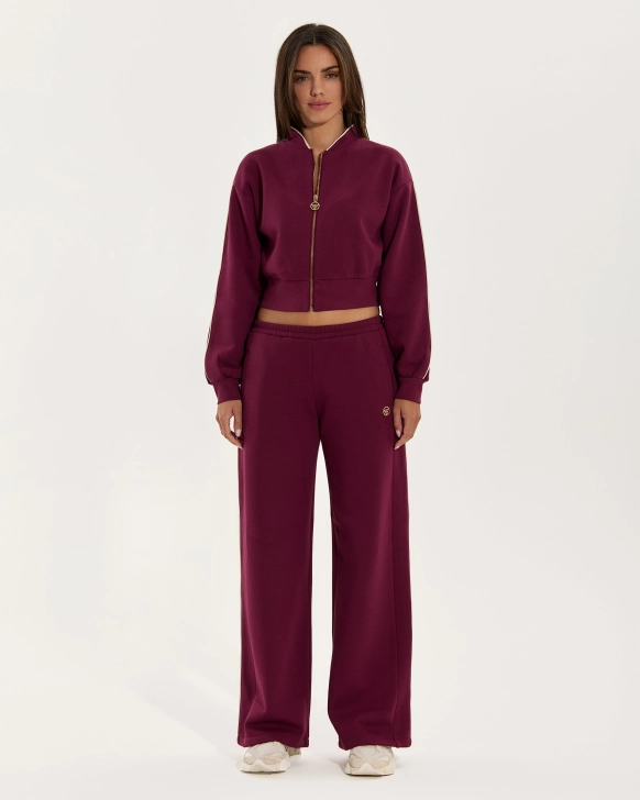 Bolero Zipper Hoodie Set