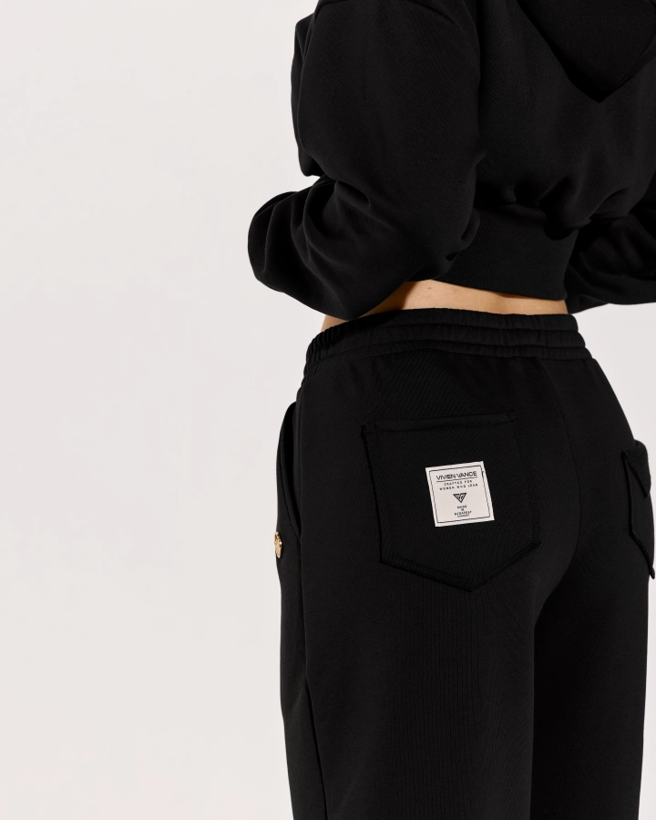 Accolade Cropped Hoodie für Damen mit tailliertem Bund