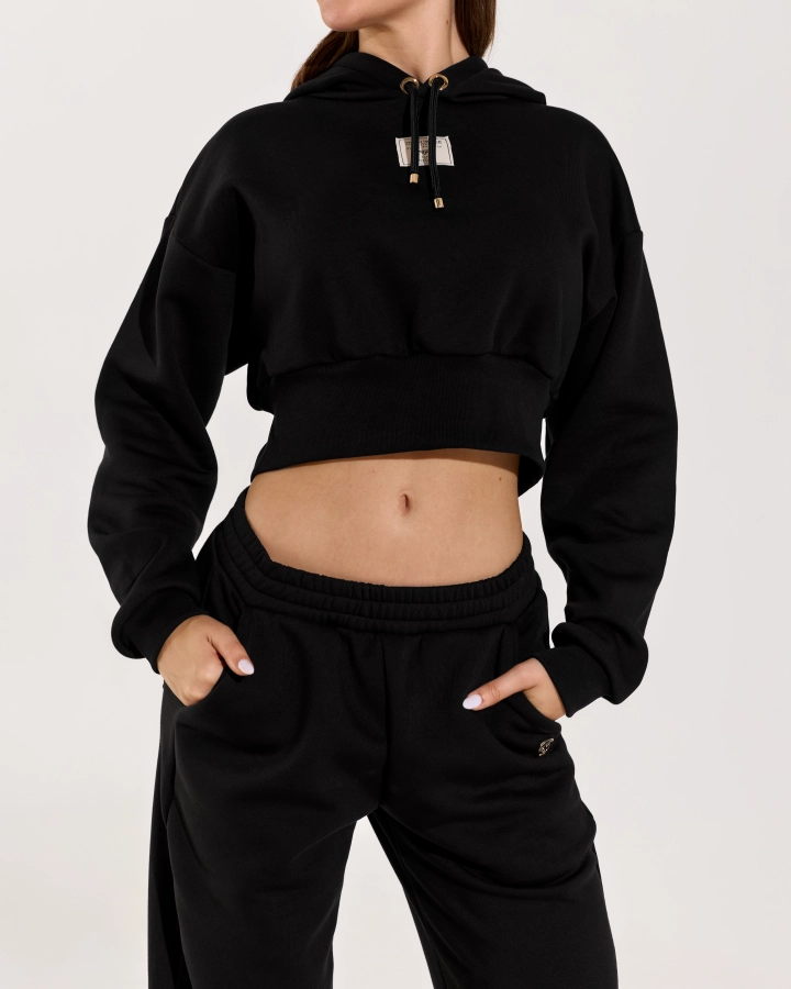 Black Hoodie Set