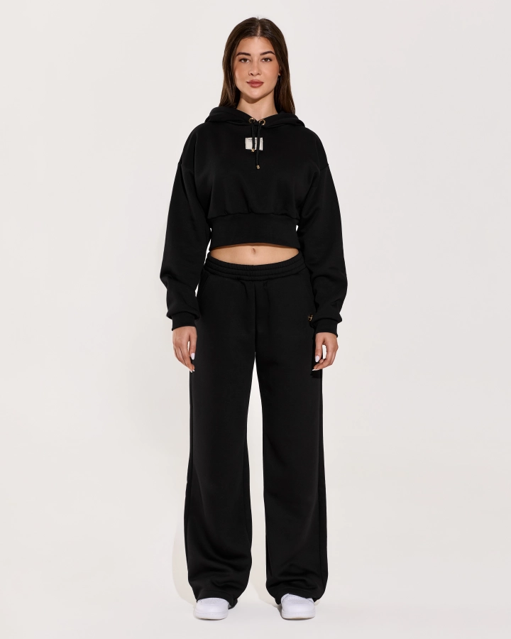 Black Hoodie Set