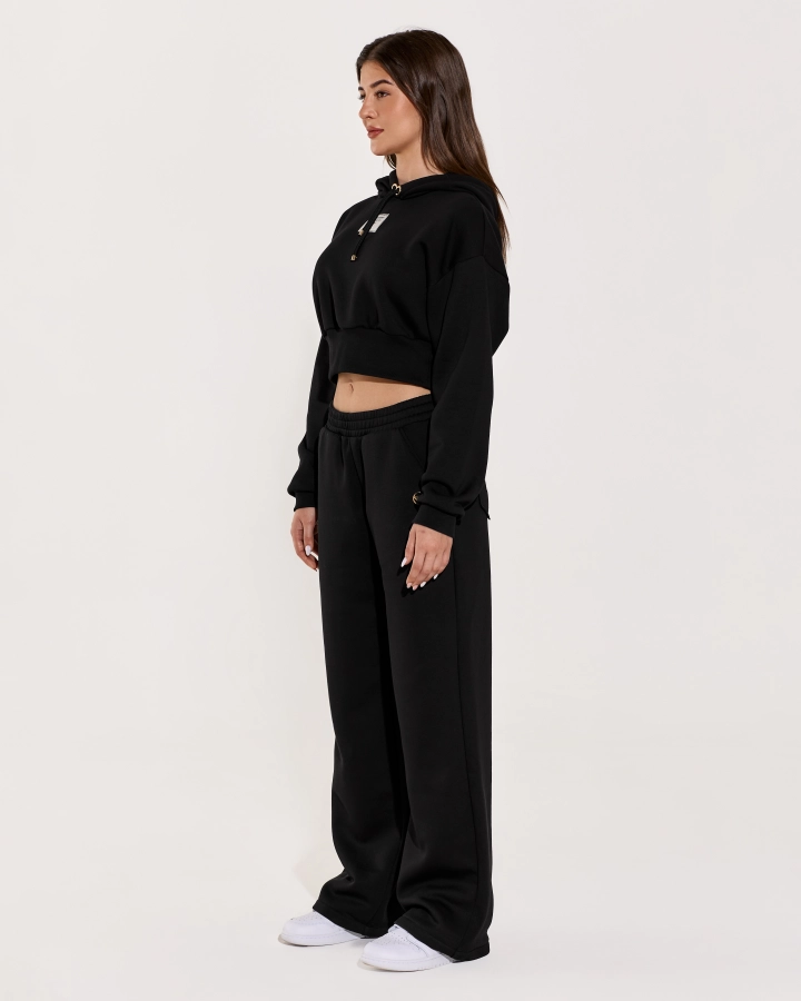 Black Hoodie Set