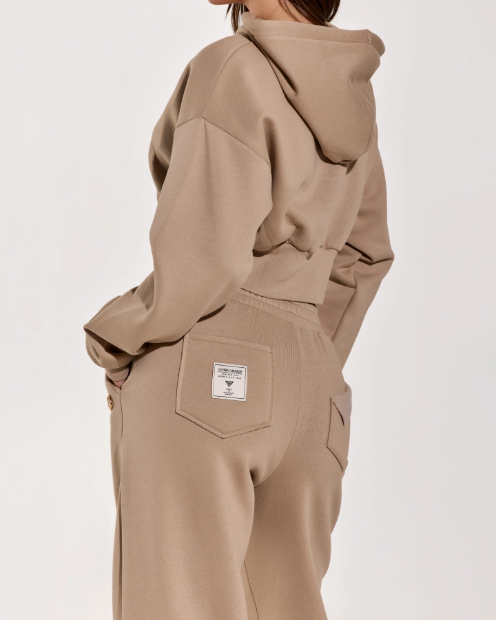 Accolade Cropped Women’s Hoodie with Snug Waist