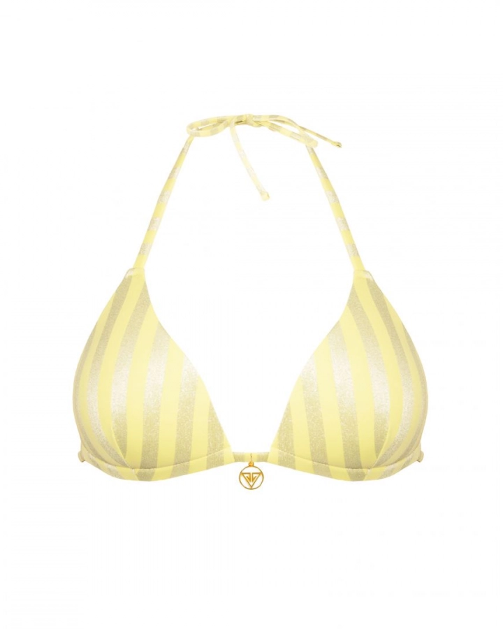 Haut de bikini triangle push-up