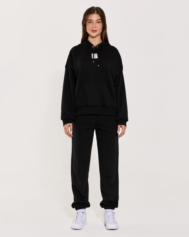Black Hoodie Set