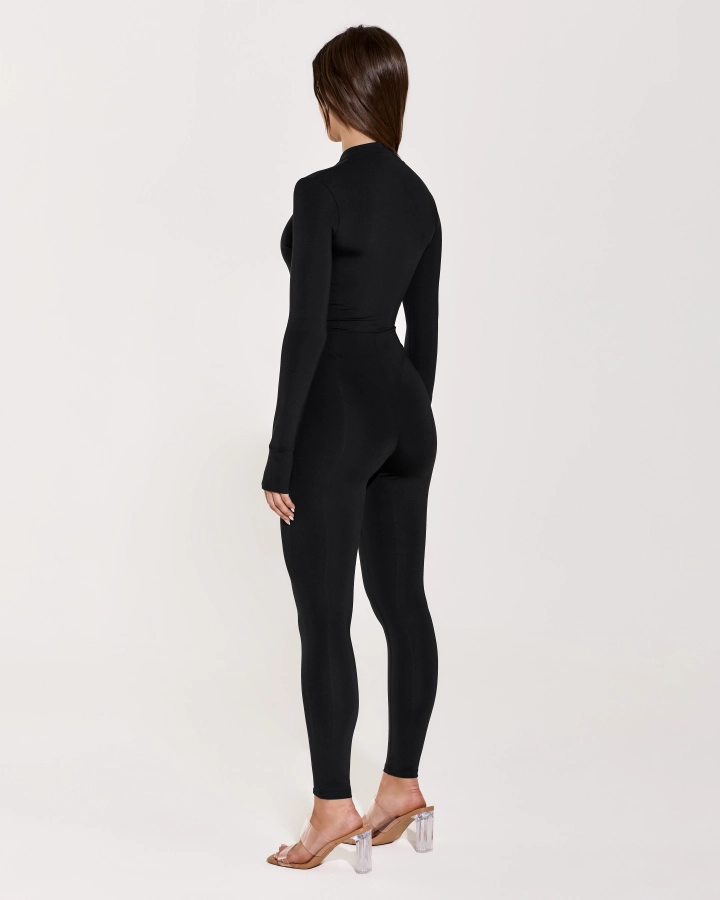 Elegant Zip-Up Overall