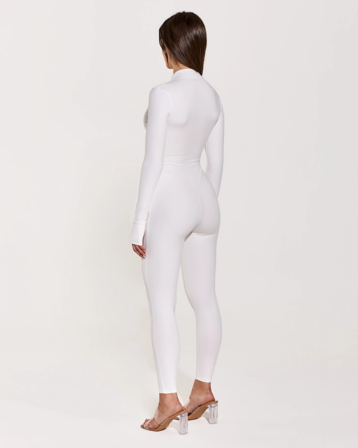 Elegant Zip-Up Overall