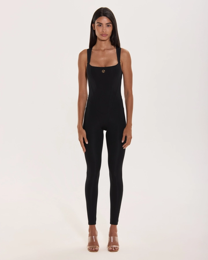 Sculpting Corset-Style Jumpsuit