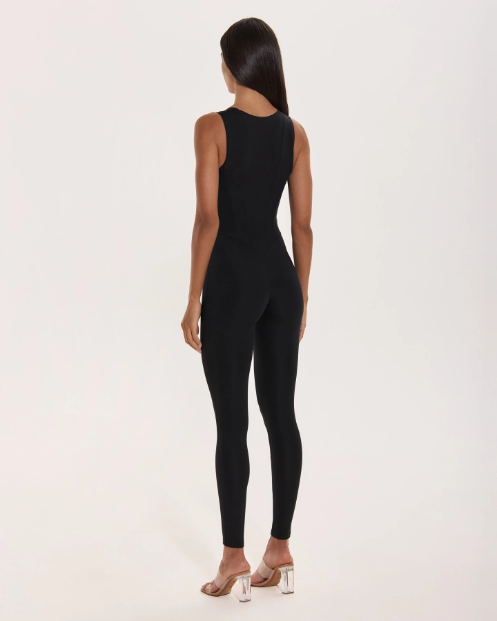 Sculpting Corset-Style Jumpsuit