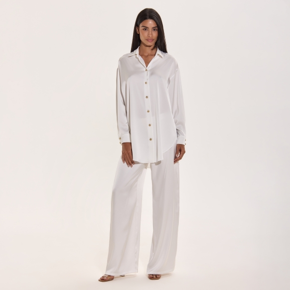 Elegant White Shirt set
