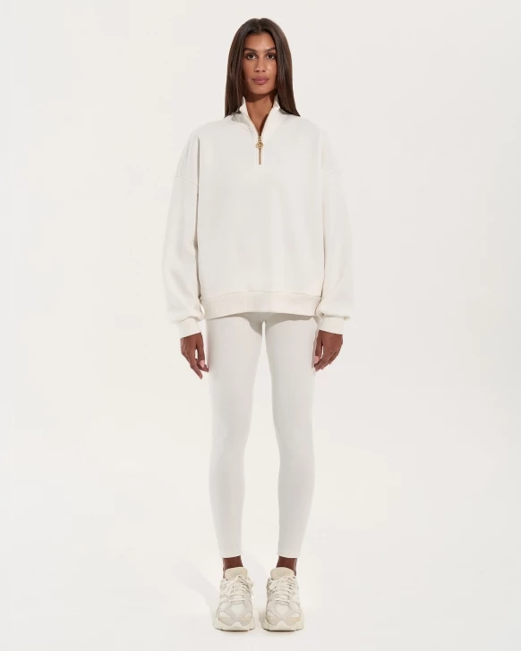 White Hoodie Set