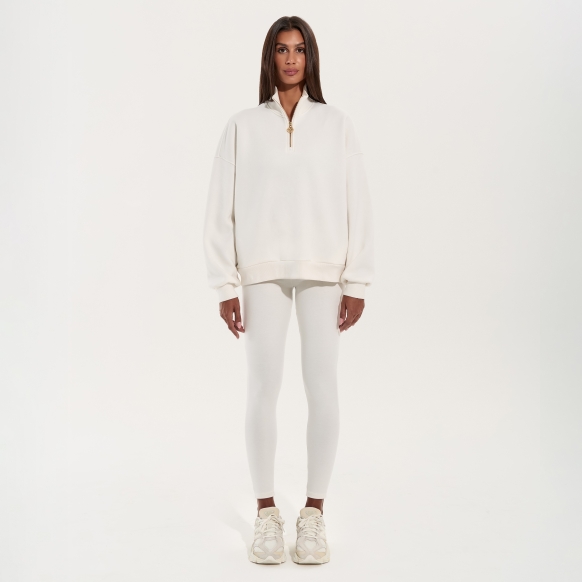 White Hoodie Set