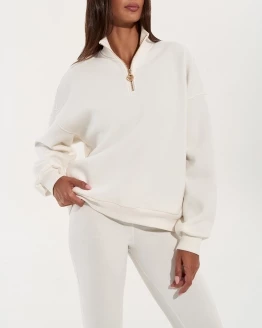 White Hoodie Set – 4. kép