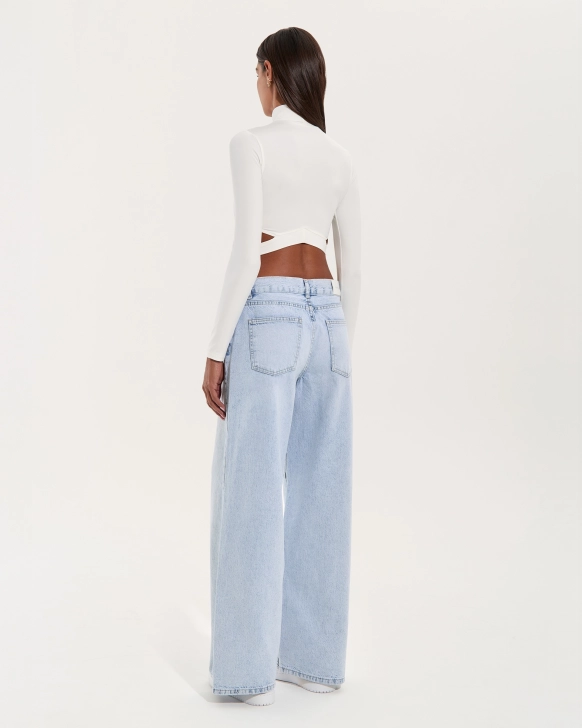 White Denim Set