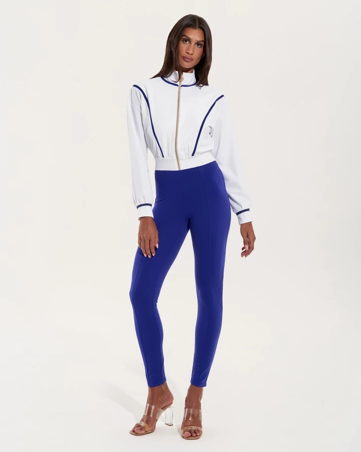 Bomber-Jumpsuit mit Zip – AZURA-ROLL – 4. kép