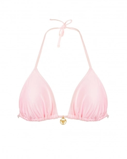 Trojuholníkový bikini top s vyberateľnou výstužou