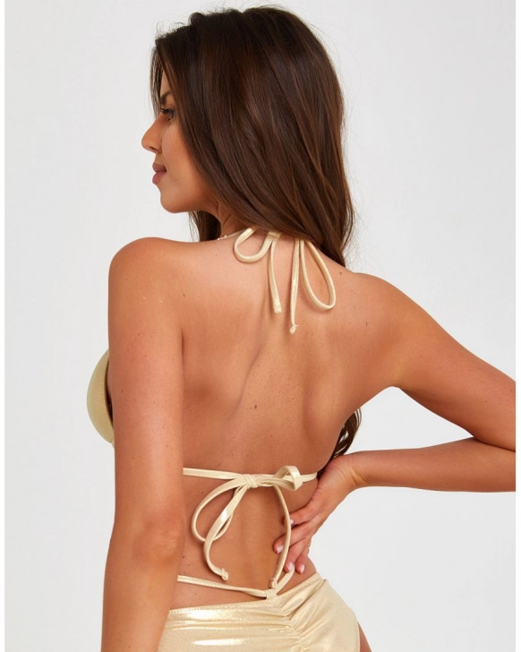 Reggiseno Bikini Push-Up con Catena Dorata