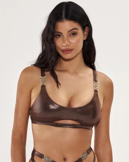 Brown Bikini Set