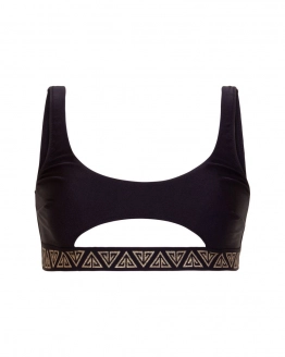 Without push-up bikini top with cut-out under bust