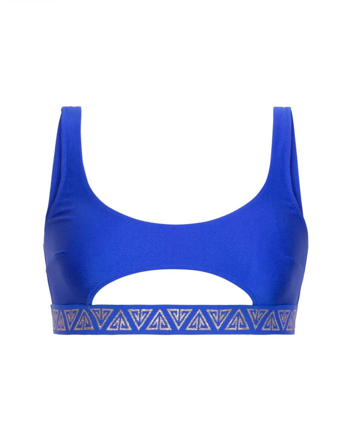 ROYAL Without push up bikini top with cut out under bust S