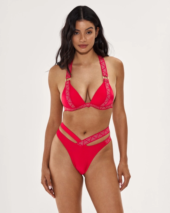 Red Bikini Set