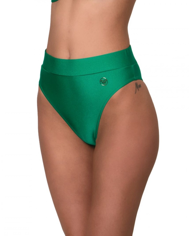 Klassische Bikinihose mit hohem Bund