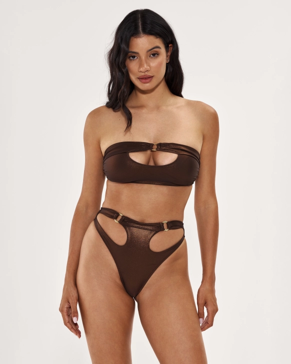 Brown Bikini Set