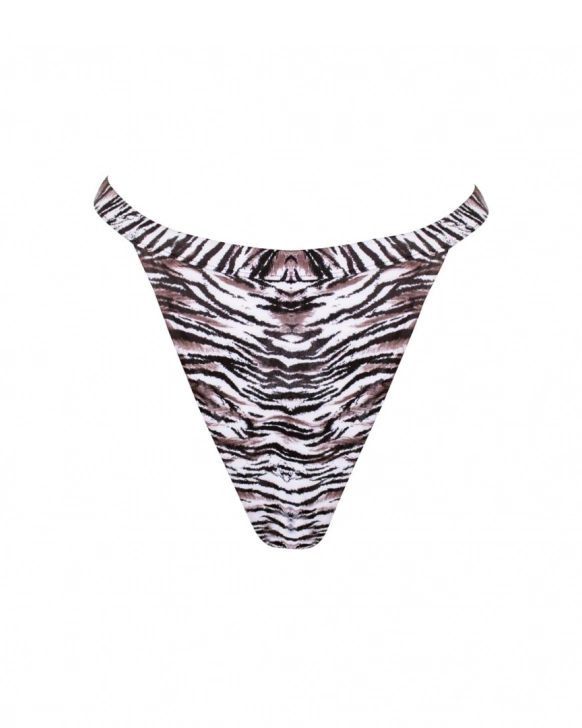 Magasított Derekú Tanga Bikini Alsó