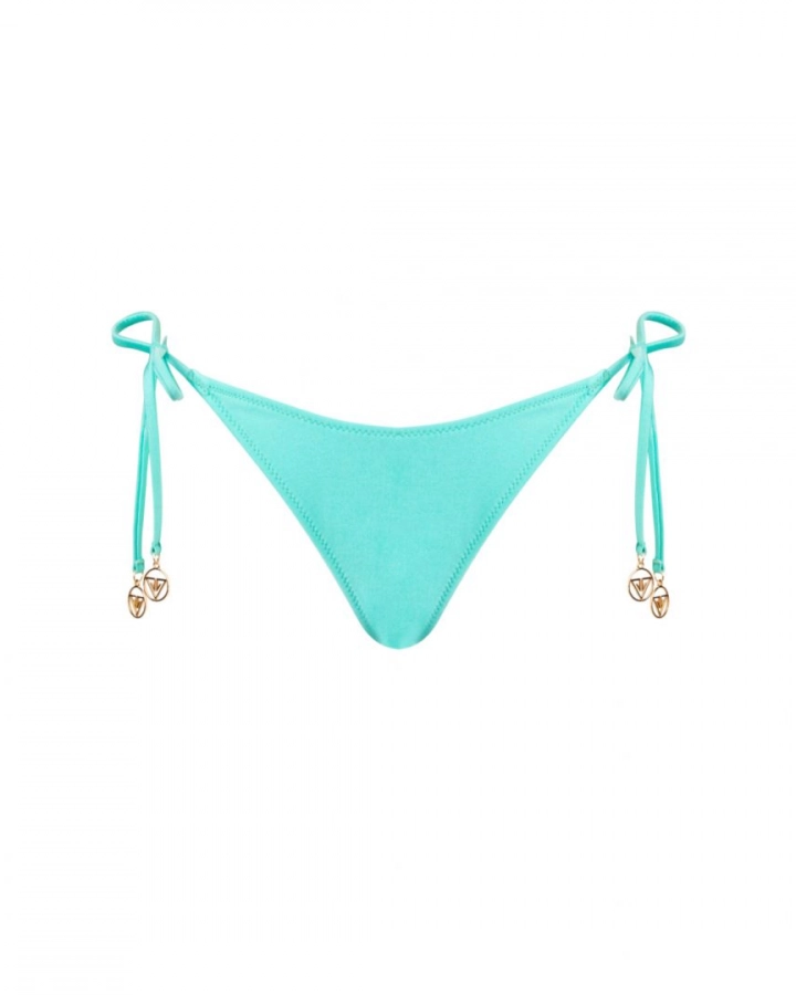 Side Tie Thong Bikini Bottom