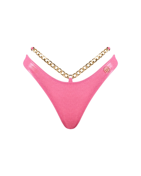 Brazilian Bikini mit mittelhohem Bund und Zierkette