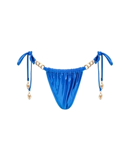 Verstellbarer Tanga-Bikini mit mittelhohem Bund und Seitenkette