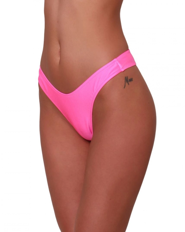 Thong low-rise bikini bottom